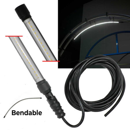 T8-F6-22BW White Bendable -- 6FT