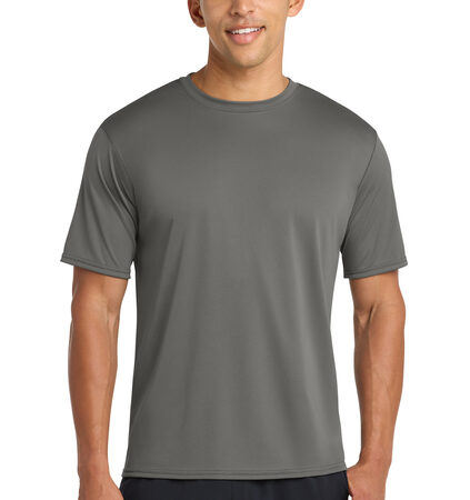 Short-Sleeved Performance T-Shirt w/ Custom Screenprint Logo (Front & Back)