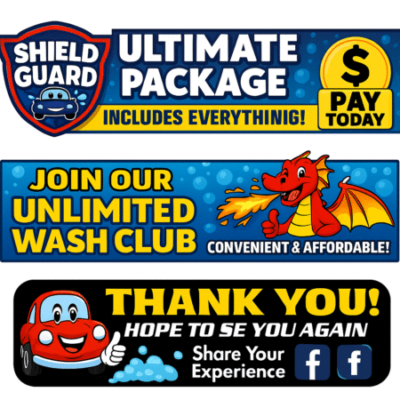 Gate Arm Signage (76" x 16")