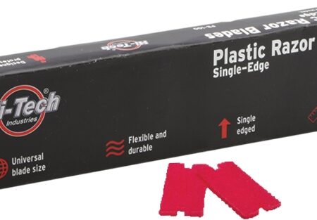 HTI Plastic Razor Blades (100/Box)