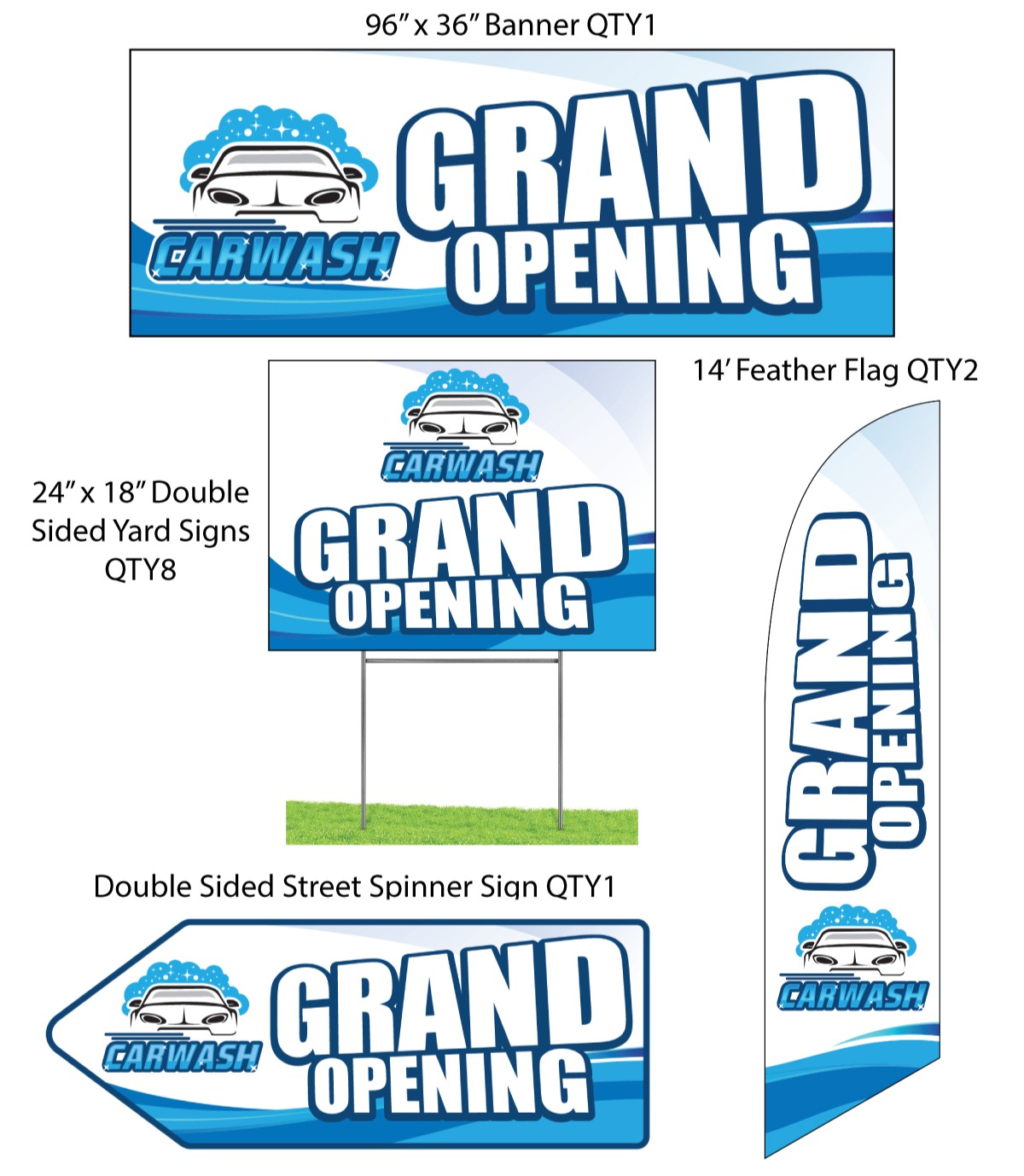 Car Wash Grand Opening Kit
