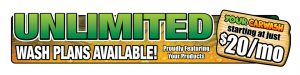 Custom Gate Arm Signs for Car Washes