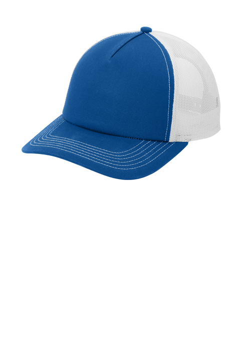 Port Authority® Low-Profile Snapback 5-Panel Trucker Cap with Custom DFT Logo