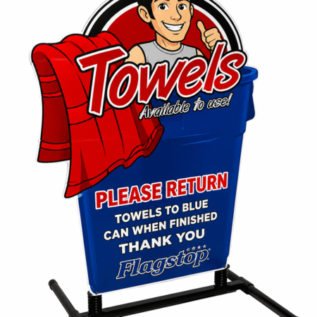 Die-Cut Promotional Signs for Car Washes - Custom (Shipping not included)