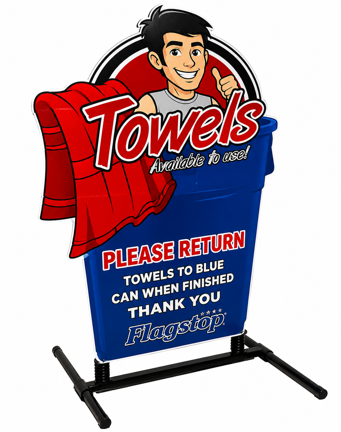 Die-Cut Promotional Signs for Car Washes - Custom (Shipping not included)