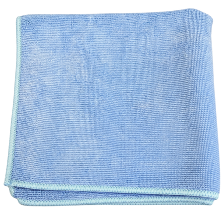 300 GSM 16″ X 16″ Sky Blue Microfiber Towels for Car Wash & Auto Detailing ($0.35/towel)