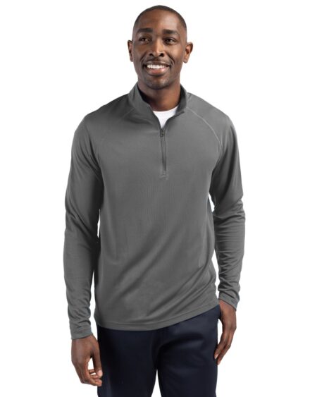 Clique Ice Pique Tech Mens Half Zip Pullover (Logo Included)