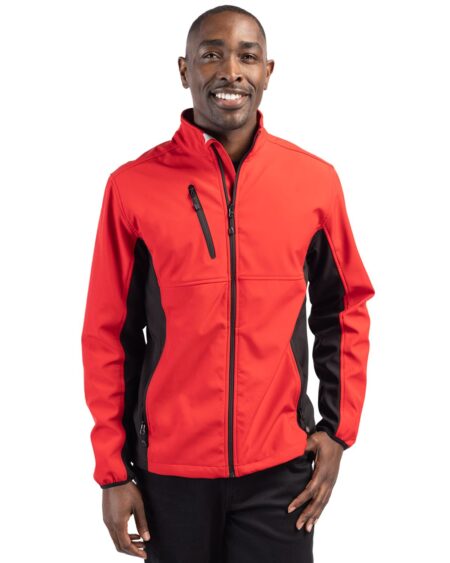 Clique Stretch Softshell Mens Full Zip Jacket (Logo Included)